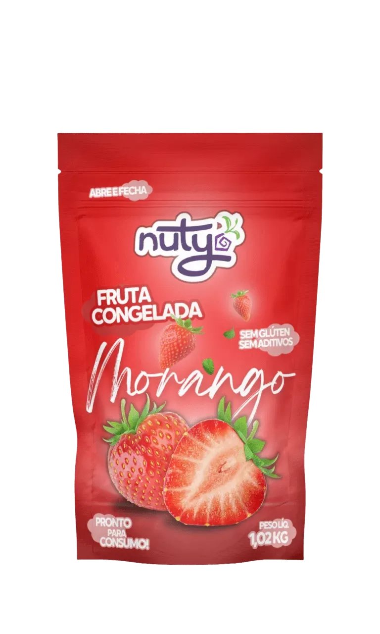 Fruta Congelada Morango