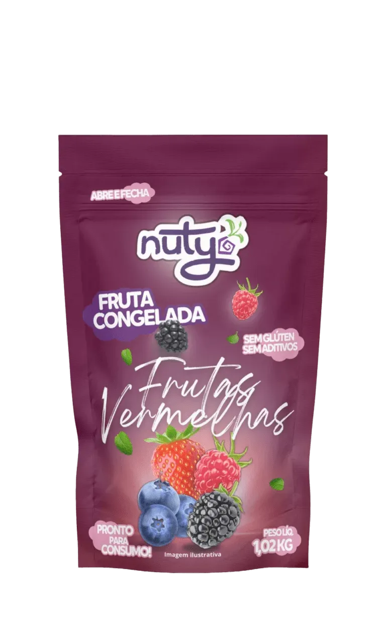 Fruta Congelada Frutas Vermelhas