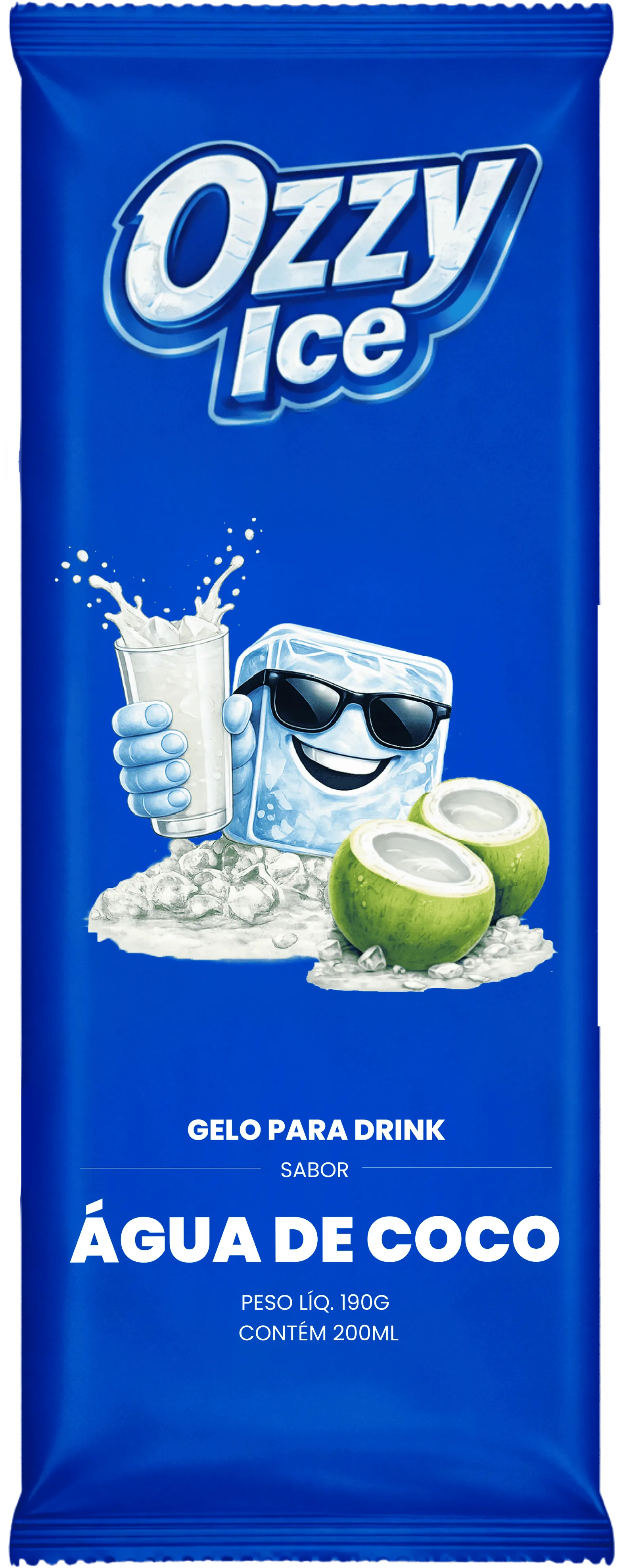 Gelo Nuty sabor Água de Coco