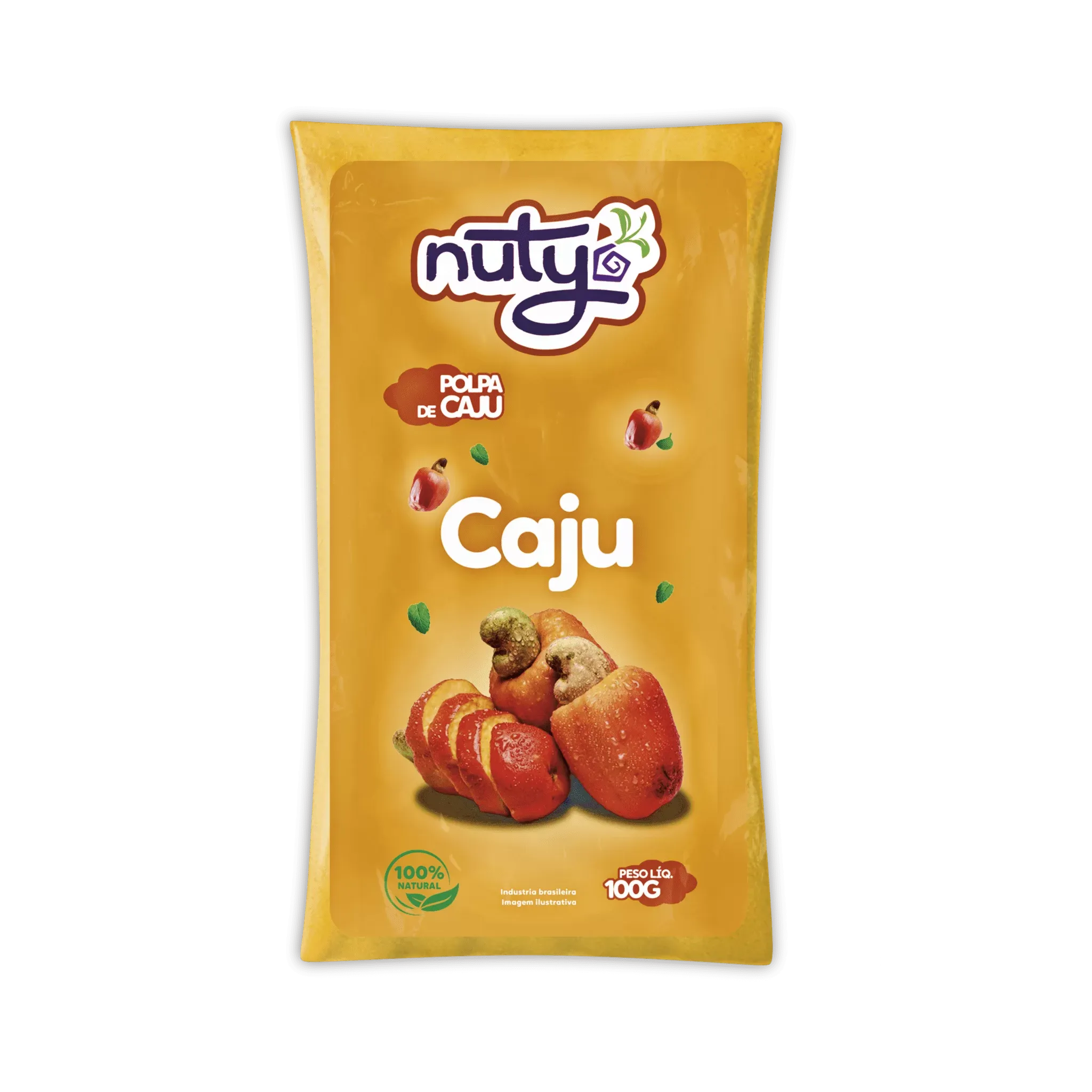 Polpa de fruta sabor Caju Tradicional - Nuty Açaí