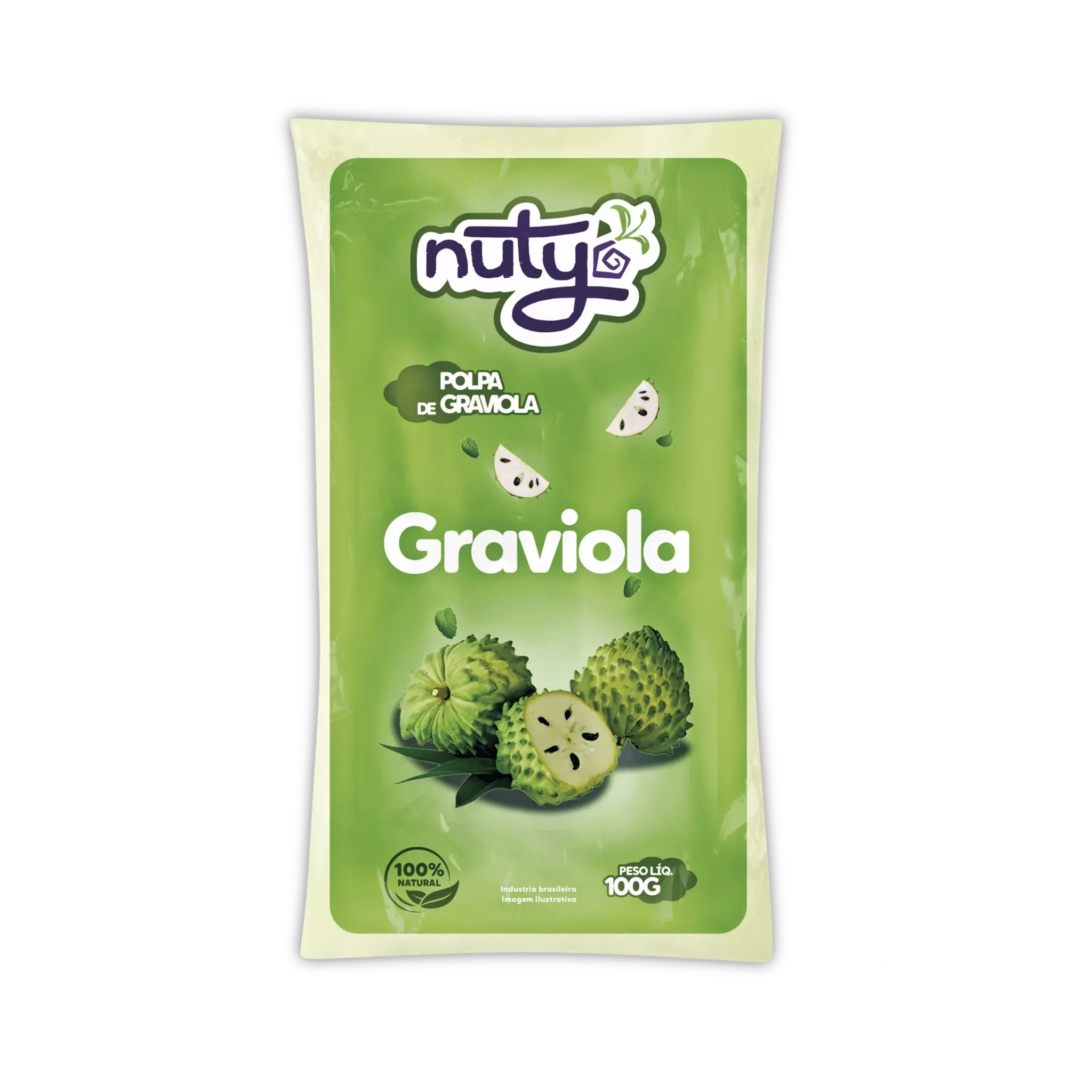 Polpa de fruta sabor Graviola Refrescante - Nuty Açaí