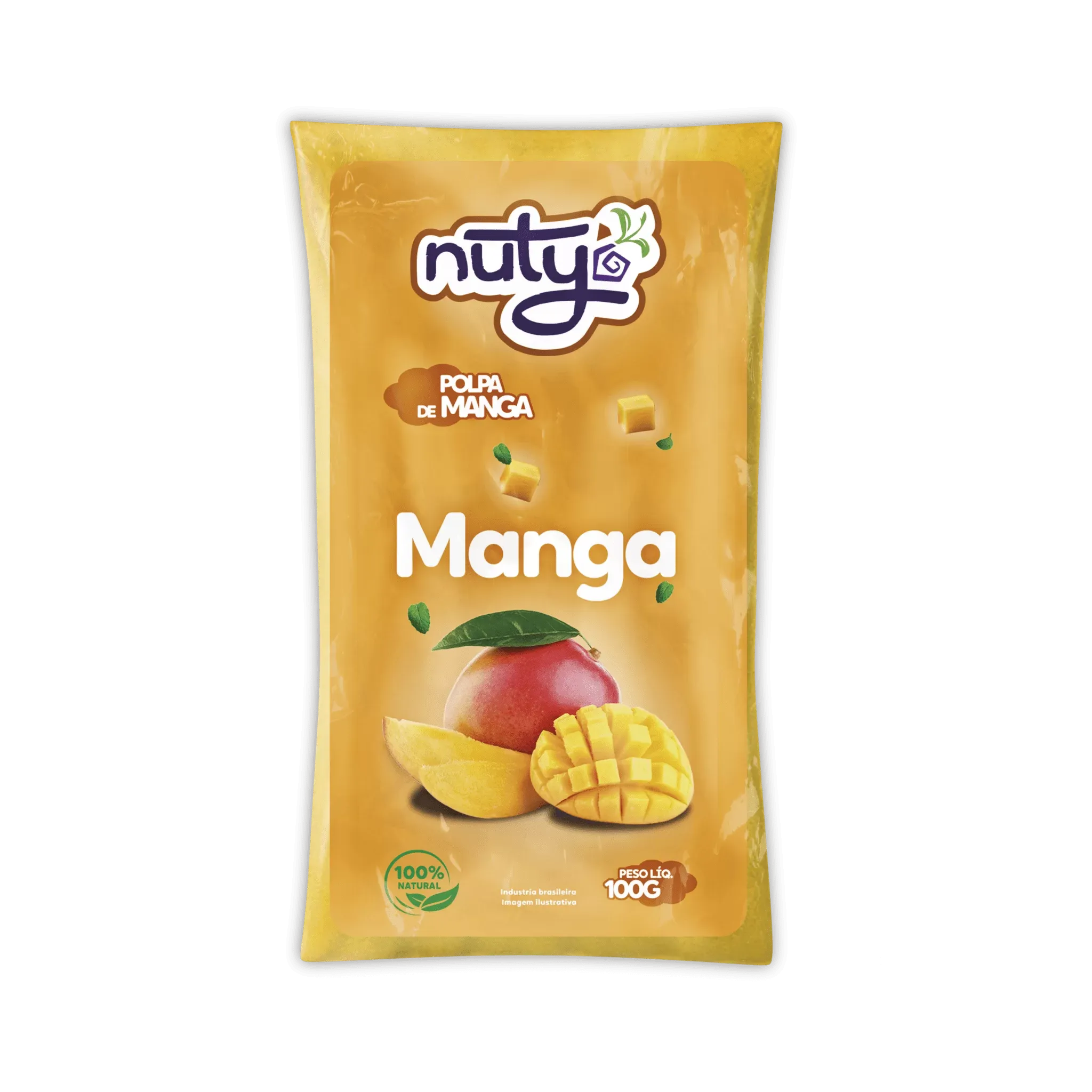 Polpa de fruta sabor Manga Doçura Natural - Nuty Açaí